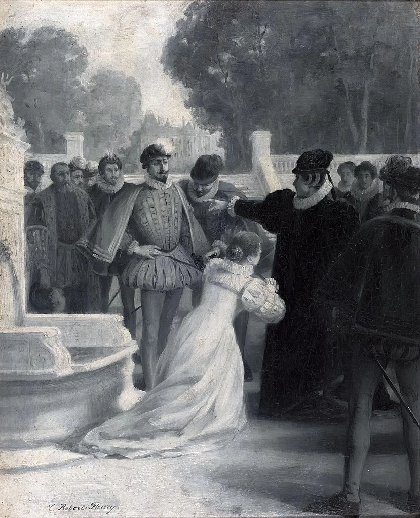 Amy Robsart ai piedi della Regina - Maison de Victor Hugo, Parigi